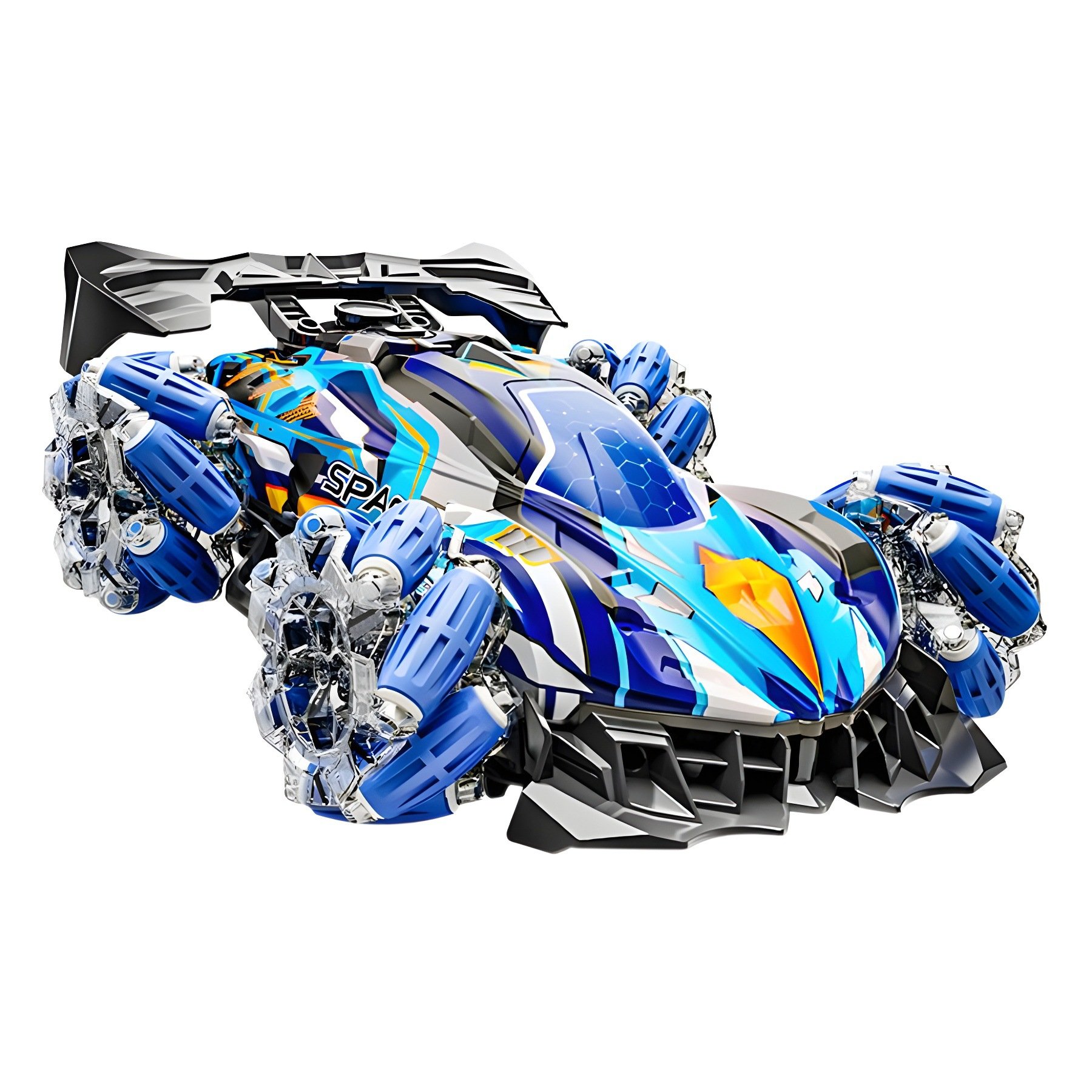 Voice Control and Gravity Sensing 2.4G Gesture Reaction One Key Demo Children's Remote Control 4WD Car with Light and Music